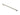 M Marcus - Carlisle Brass - Steel T Bar Pull Handle - 288mm CTC; #finish_satin-nickel