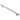 M Marcus - Carlisle Brass - Steel T Bar Pull Handle - 768mm CTC; #finish_satin-nickel
