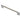 M Marcus - Carlisle Brass - Keyhole Handle - 192mm CTC; #finish_satin-nickel-/-polished-chrome