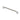 M Marcus - Carlisle Brass - Keyhole Handle - 224mm CTC; #finish_satin-nickel-/-polished-chrome