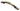 M Marcus - Carlisle Brass - Stepped Edge Bow Handle - 76mm CTC; #finish_antique-burnished-brass
