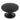 M Marcus - Carlisle Brass - Oxford Cabinet Knob - 32mm; #finish_matt-black