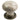 M Marcus - Carlisle Brass - Porcelain Mushroom Cabinet Knob - 35mm; #finish_antique-brass-ivory-crackle-glaze