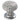 M Marcus - Carlisle Brass - Porcelain Mushroom Cabinet Knob - 35mm; #finish_polished-chrome-/-midnight-blue-crackle-glaze
