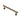 M Marcus - Carlisle Brass - Fingertip Knurled Cabinet Handle - Bar - 128mm CTC; #finish_antique-brass