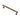 M Marcus - Carlisle Brass - Fingertip Knurled Cabinet Handle - Bar - 160mm CTC; #finish_antique-brass