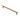 M Marcus - Carlisle Brass - Fingertip Knurled Cabinet Handle - Bar - 224mm CTC; #finish_satin-brass