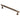 M Marcus - Carlisle Brass - Fingertip Lines Cabinet Handle - Bar - 160mm CTC; #finish_antique-brass