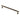 M Marcus - Carlisle Brass - Fingertip Lines Cabinet Handle - Bar - 224mm CTC; #finish_antique-brass