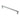 M Marcus - Carlisle Brass - Fingertip Lines Cabinet Handle - Bar - 224mm CTC; #finish_polished-chrome