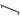 M Marcus - Carlisle Brass - Fingertip Lines Cabinet Handle - Bar - 224mm CTC; #finish_matt-black