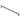 M Marcus - Carlisle Brass - Fingertip Lines Cabinet Handle - Bar - 320mm CTC; #finish_antique-brass