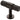 M Marcus - Carlisle Brass - Fingertip Lines Cabinet Handle - T Knob - 50mm; #finish_matt-black