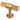 M Marcus - Carlisle Brass - Fingertip Lines Cabinet Handle - T Knob - 50mm; #finish_satin-brass