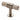 M Marcus - Carlisle Brass - Fingertip Lines Cabinet Handle - T Knob - 50mm; #finish_satin-nickel