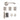 Deanta - Deanta - Fortuna Complete Door Pack - Bathroom Door - 4" Hinges; #finish_satin-chrome