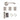 Deanta - Deanta - Fortuna Complete Door Pack - Standard UK Lock - 3" Hinges; #finish_satin-chrome