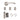 Deanta - Deanta - Fortuna Complete Door Pack - Standard UK Lock - 3" Hinges; #finish_satin-chrome