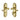 M Marcus - Heritage Brass - Gainsborough Door Handles - Bathroom - Pair; #finish_polished-brass
