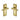M Marcus - Heritage Brass - Georgian Door Handles - Euro Lock - Pair; #finish_polished-brass