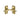 M Marcus - Heritage Brass - Georgian Door Handles - Short Plate - Privacy - Pair; #finish_polished-brass