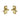 M Marcus - Heritage Brass - Georgian Door Handles - Short Plate - Latch - Pair; #finish_polished-brass