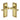 M Marcus - Heritage Brass - Georgian Door Handles - Latch - Pair; #finish_polished-brass