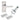 M Marcus - Carlisle Brass - Contract Victorian Door Handles on Backplate - Door Pack - Latch; #finish_polished-chrome