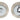 M Marcus - Carlisle Brass - Thumbturn & Release - Concealed Fix - GK Range - 50mm dia.; #finish_satin-nickel-/-polished-chrome