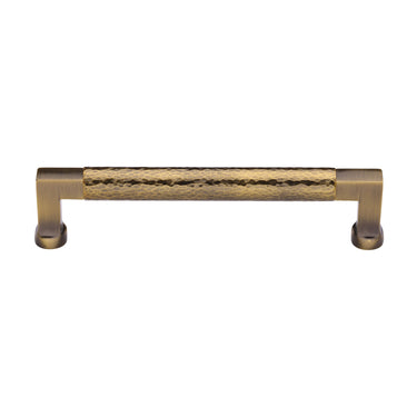 M Marcus - Heritage Brass - Hammered Cabinet Pull - Bar - 160mm CTC; #finish_antique-brass