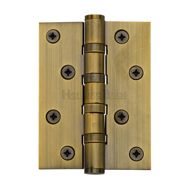 M Marcus - Heritage Brass - Ball Bearing Hinges - 4" x 3"; #finish_antique-brass