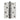 M Marcus - Heritage Brass - Ball Bearing Hinges - 4" x 3"; #finish_polished-chrome