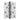 M Marcus - Heritage Brass - Ball Bearing Hinges - 4" x 3"; #finish_satin-chrome