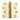 M Marcus - Heritage Brass - Ball Bearing Hinges - 4" x 4"; #finish_polished-brass