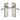 M Marcus - Heritage Brass - Hilton Door Handles - Lock - Pair; #finish_satin-nickel
