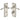 M Marcus - Heritage Brass - Hilton Door Handles - Bathroom - Pair; #finish_satin-nickel