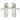 M Marcus - Heritage Brass - Hilton Door Handles - Euro Lock - Pair; #finish_satin-nickel