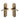M Marcus - Heritage Brass - Howard Door Handles - Latch - Pair; #finish_antique-brass
