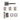 Deanta - Deanta - Hadrian Complete Door Pack - Standard UK Lock - 3" Hinges; #finish_matt-satin-nickel-and-black-nickel