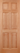 LPD Doors - Colonial Six Panel External Door in unfinished hardwood with classic moulded panels.; #finish_unfinished-hardwood