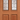 LPD Doors - Derby external door with two leaded glazed panels and decorative lower wooden panels.; #finish_unfinished-hardwood