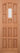 LPD Doors - External Elizabethan door with ornate panel design and central glazing in hardwood.; #finish_unfinished-hardwood