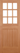 LPD Doors - Traditional external stable door with nine unglazed panels and straight top in hardwood.; #finish_unfinished-hardwood