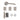 Deanta - Deanta - Hera Complete Door Pack - Bathroom Door - 4" Hinges; #finish_satin-nickel