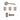 Deanta - Deanta - Hera Complete Door Pack - Latch Door - 4" Hinges; #finish_satin-nickel