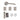 Deanta - Deanta - Hera Complete Door Pack - Standard UK Lock - 3" Hinges; #finish_satin-nickel