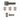 Deanta - Deanta - Invictus Complete Door Pack - Latch Door - 3" Hinges; #finish_matt-satin-nickel-and-black-nickel