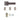 Deanta - Deanta - Invictus Complete Door Pack - Latch Door - 4" Hinges; #finish_matt-satin-nickel-and-black-nickel