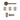 Deanta - Deanta - Ithaca Complete Door Pack - Latch Door - 3" Hinges; #finish_antique-brass