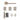 Deanta - Deanta - Ithaca Complete Door Pack - Bathroom Door - 4" Hinges; #finish_satin-nickel